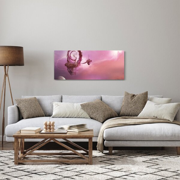 Kép - Tündér egy lebegő szigeten (120x50 cm)