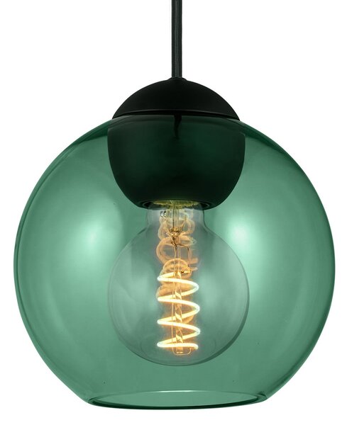 Függőlámpa Halo Design, BUBBLES, dimmable, Zöld, Nappali, Üveg, Dizájn
