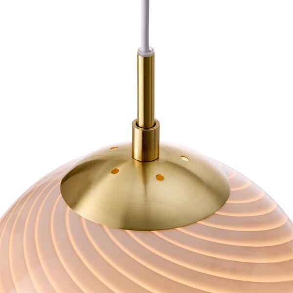 Függőlámpa Halo Design, CANDY BALL, dimmable, Szürke, Nappali, Üveg, Dizájn