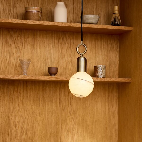 Függőlámpa Halo Design, Stockholm, dimmable, Bronz / Öreg Sárgaréz, Nappali, Fém, Dizájn