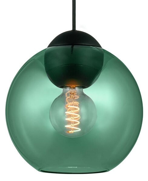 Függőlámpa Halo Design, BUBBLES, dimmable, Zöld, Nappali, Üveg, Dizájn