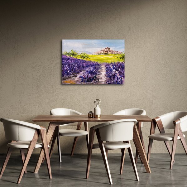 Kép - Provence, franciaország, olajfestmény (70x50 cm)