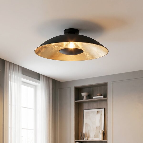 Mennyezeti Lámpa Lindby, Emilienne, dimmable, Fekete, Nappali, Fém, Modern
