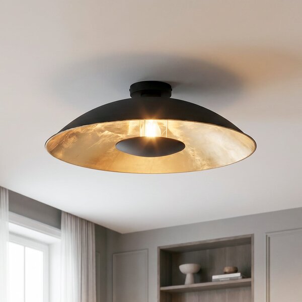 Mennyezeti Lámpa Lindby, Emilienne, dimmable, Fekete, Nappali, Fém, Modern