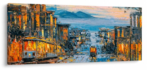 Kép - Cable Car, San Francisco (120x50 cm)