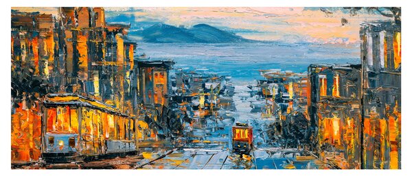 Kép - Cable Car, San Francisco (120x50 cm)