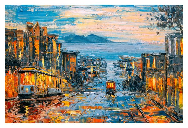 Kép - Cable Car, San Francisco (90x60 cm)