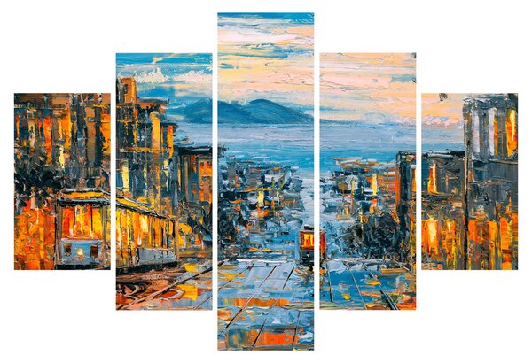 Kép - Cable Car, San Francisco (150x105 cm)
