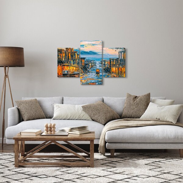 Kép - Cable Car, San Francisco (90x60 cm)