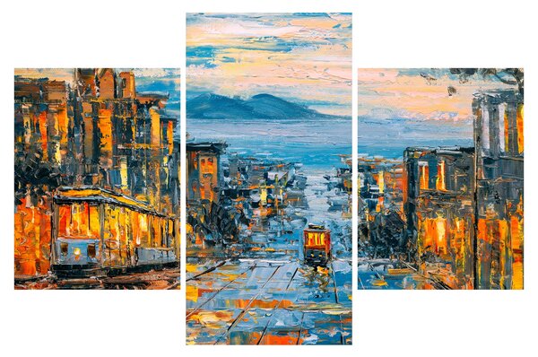 Kép - Cable Car, San Francisco (90x60 cm)