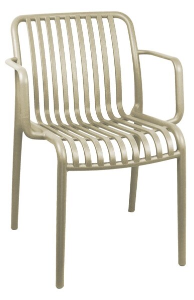 Set mobilier dining 3 piese Mercon Zoi, Crem, 60x60x75 cm