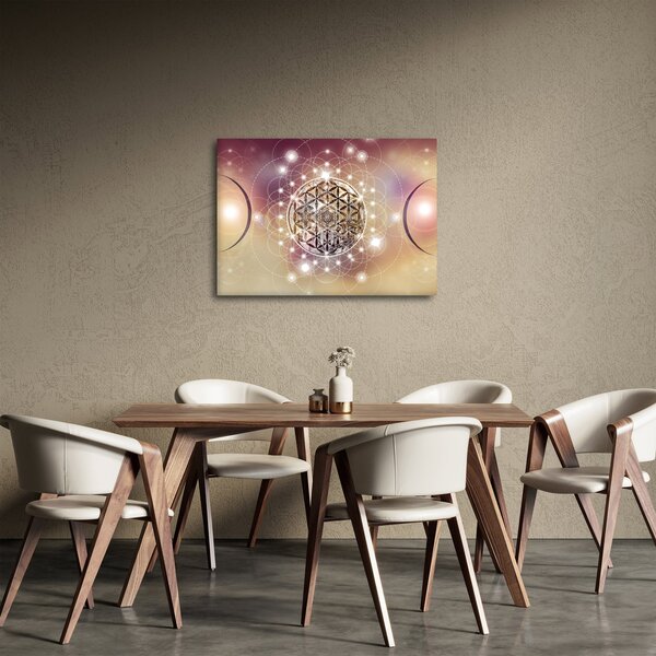 Kép - Mandala elemekkel (70x50 cm)