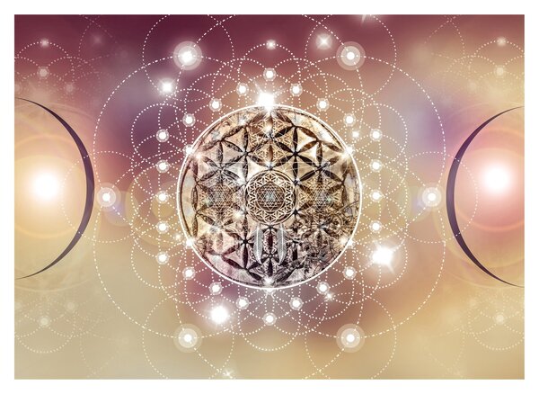 Kép - Mandala elemekkel (70x50 cm)