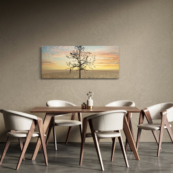 Kép - fa a sivatagban (120x50 cm)
