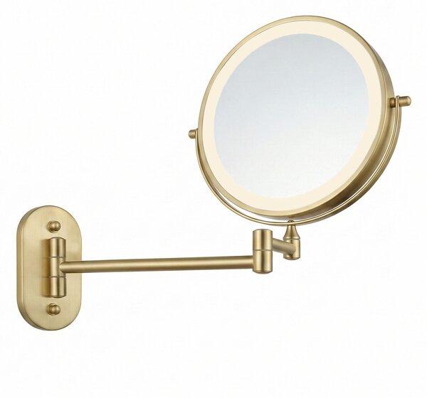 LED Tükör Glow Brush Gold
