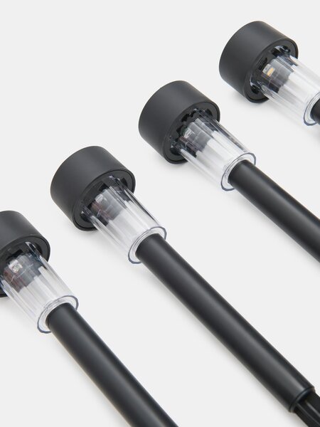 Sinsay - Napelemes LED lámpák 4 pack - fekete