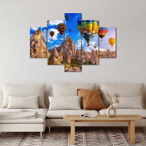 Kép - Hőlégballonok, Kappadókia, Törökország. (150x105 cm)