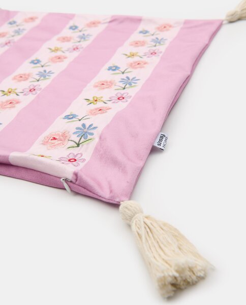 Sinsay - Párnahuzat virágmintával - pasztellpink