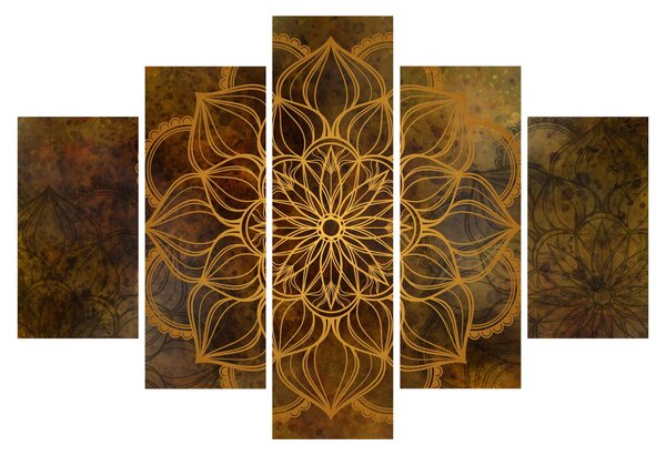 Kép - Az öröm mandala (150x105 cm)