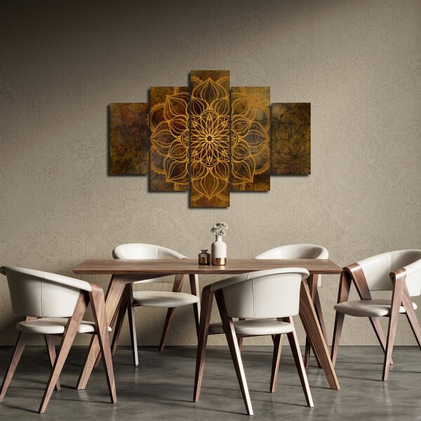 Kép - Az öröm mandala (150x105 cm)