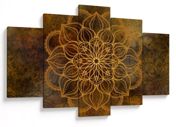 Kép - Az öröm mandala (150x105 cm)