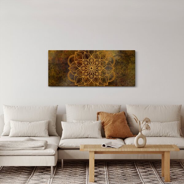 Kép - Az öröm mandala (120x50 cm)