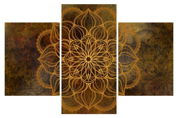 Kép - Az öröm mandala (90x60 cm)