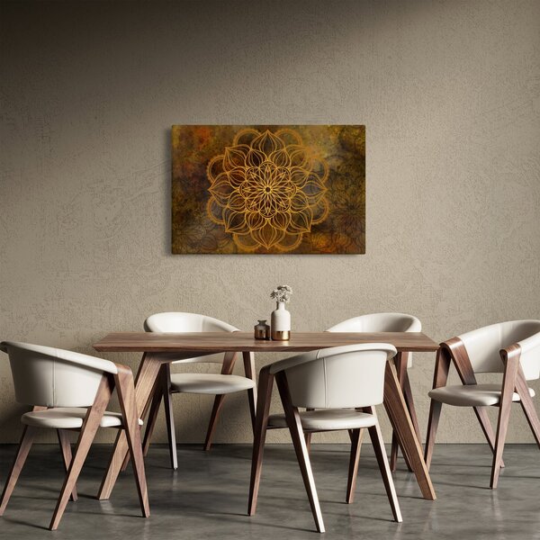Kép - Az öröm mandala (90x60 cm)