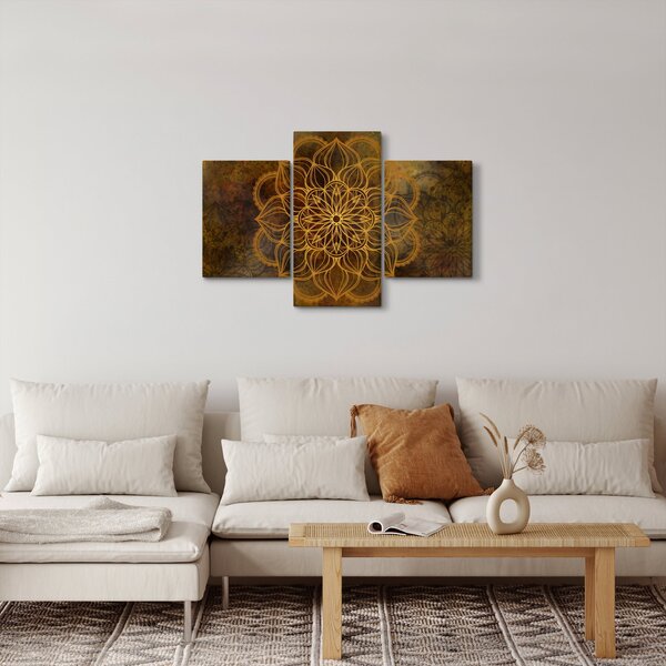 Kép - Az öröm mandala (90x60 cm)