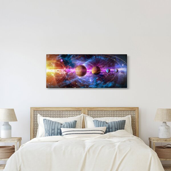 Kép - Naprendszer (120x50 cm)