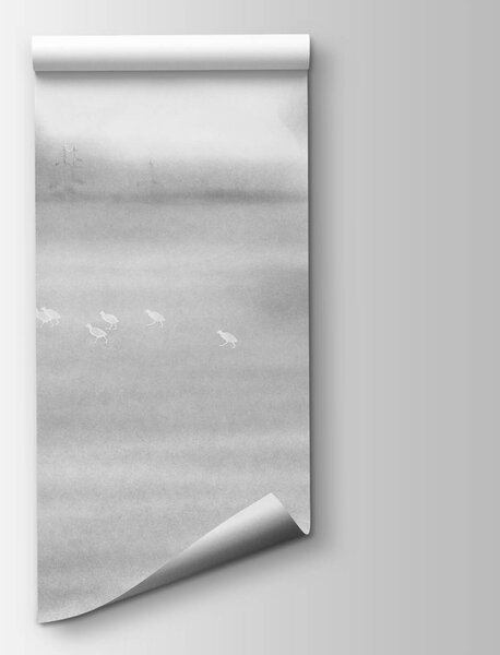 Fotótapéta Madarak a mezőn, Modern fotótapéta, Népszerű fotótapéta, t00569 - Tapeko.hu