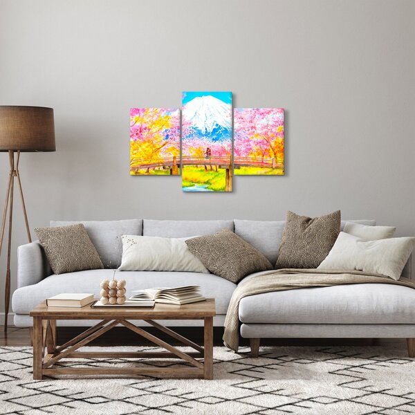Kép - festett pár, akvarell (90x60 cm)