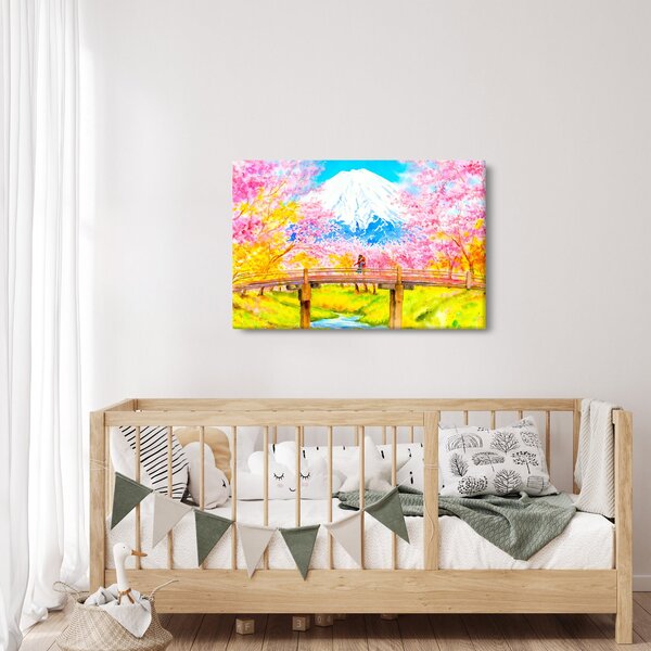 Kép - festett pár, akvarell (90x60 cm)