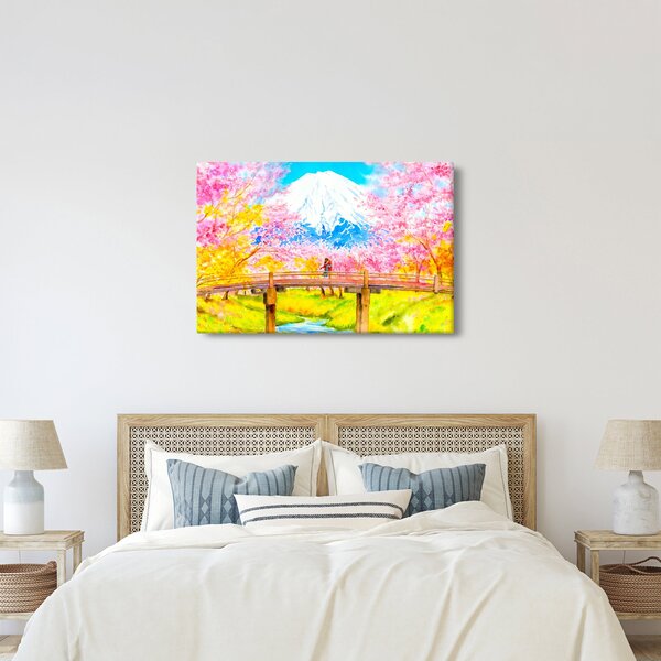 Kép - festett pár, akvarell (90x60 cm)