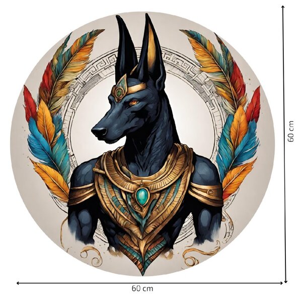 PIPPER. Kör alakú falmatrica "Anubis" Méret: 60cm