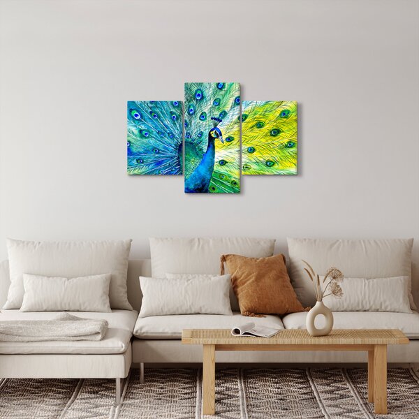 Páva képe (90x60 cm)