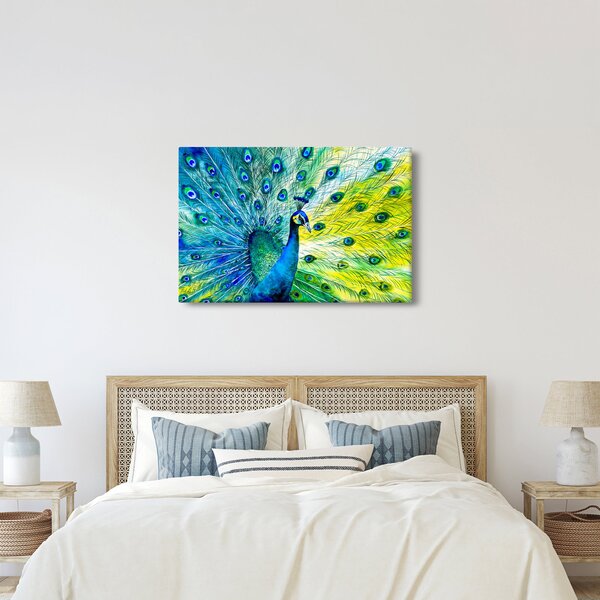 Páva képe (90x60 cm)