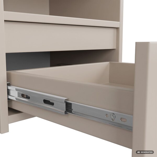 AKORD Furniture Factory CLP CL1 Éjjeliszekrény Laminált Kaszmir