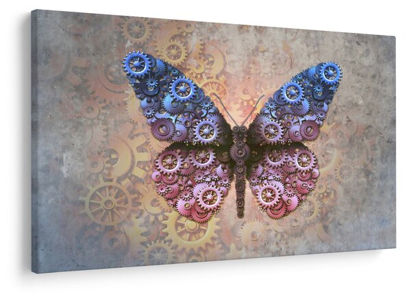 Kép - Steampunk pillangó (90x60 cm)
