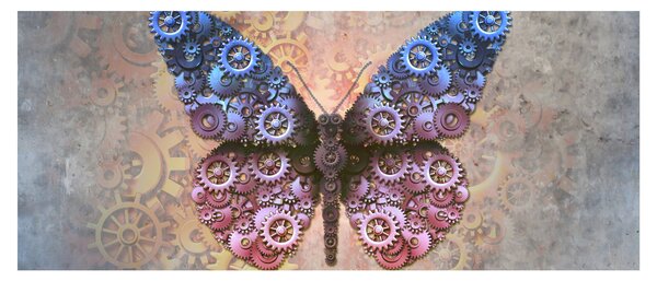 Kép - Steampunk pillangó (120x50 cm)