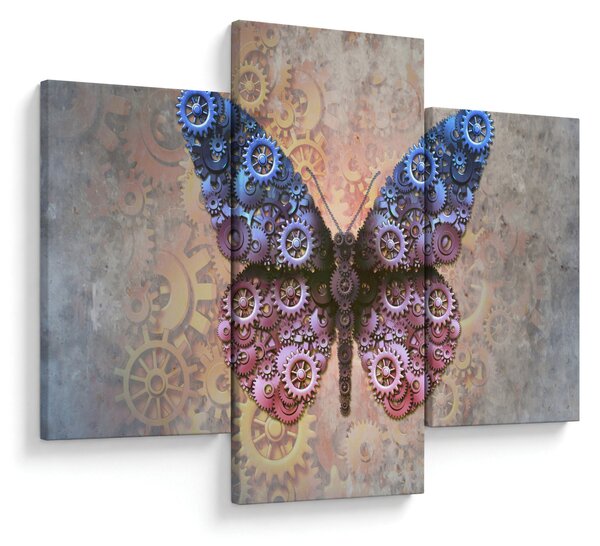 Kép - Steampunk pillangó (90x60 cm)
