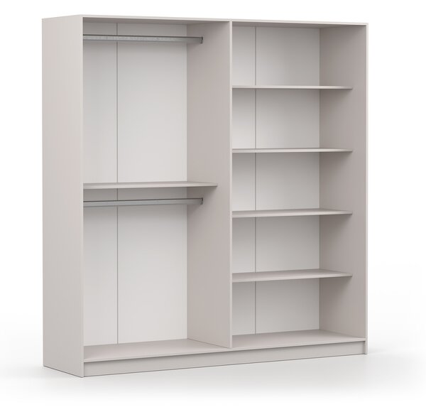 CASMIRA 4D gardróbszekrény 200x210x57 - kasmír