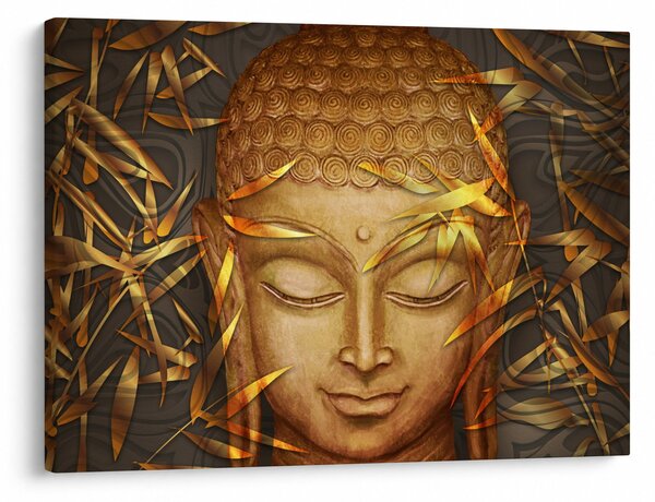 Kép - arany Buddha (70x50 cm)