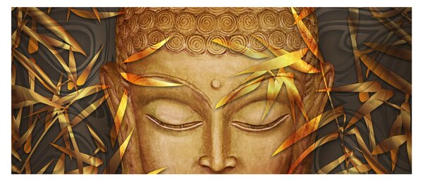 Kép - arany Buddha (120x50 cm)