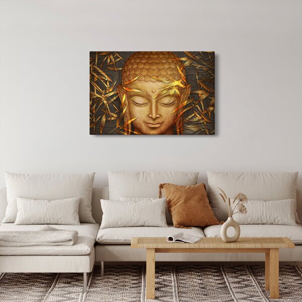 Kép - arany Buddha (90x60 cm)