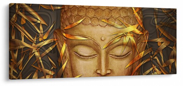 Kép - arany Buddha (120x50 cm)