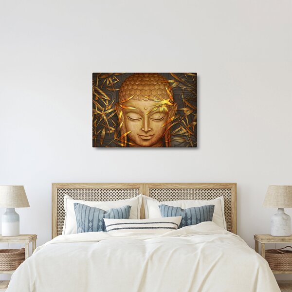 Kép - arany Buddha (70x50 cm)