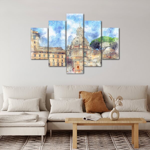 Kép - Santa Maria di Loreto temploma, Róma, Olaszország (150x105 cm)