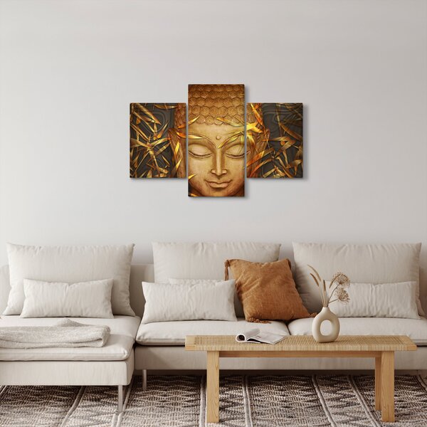 Kép - arany Buddha (90x60 cm)
