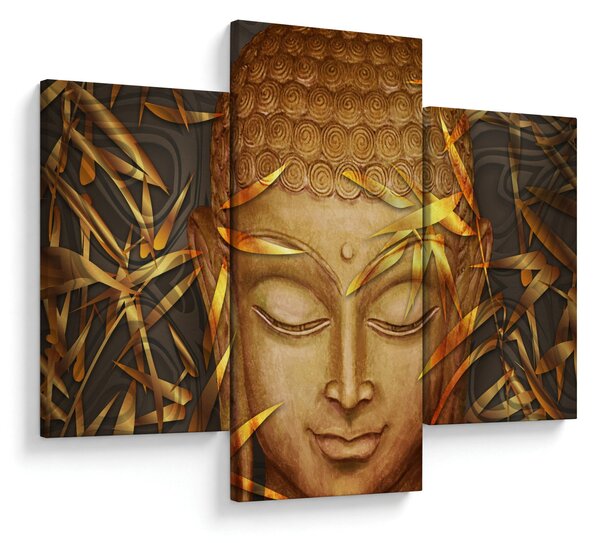 Kép - arany Buddha (90x60 cm)